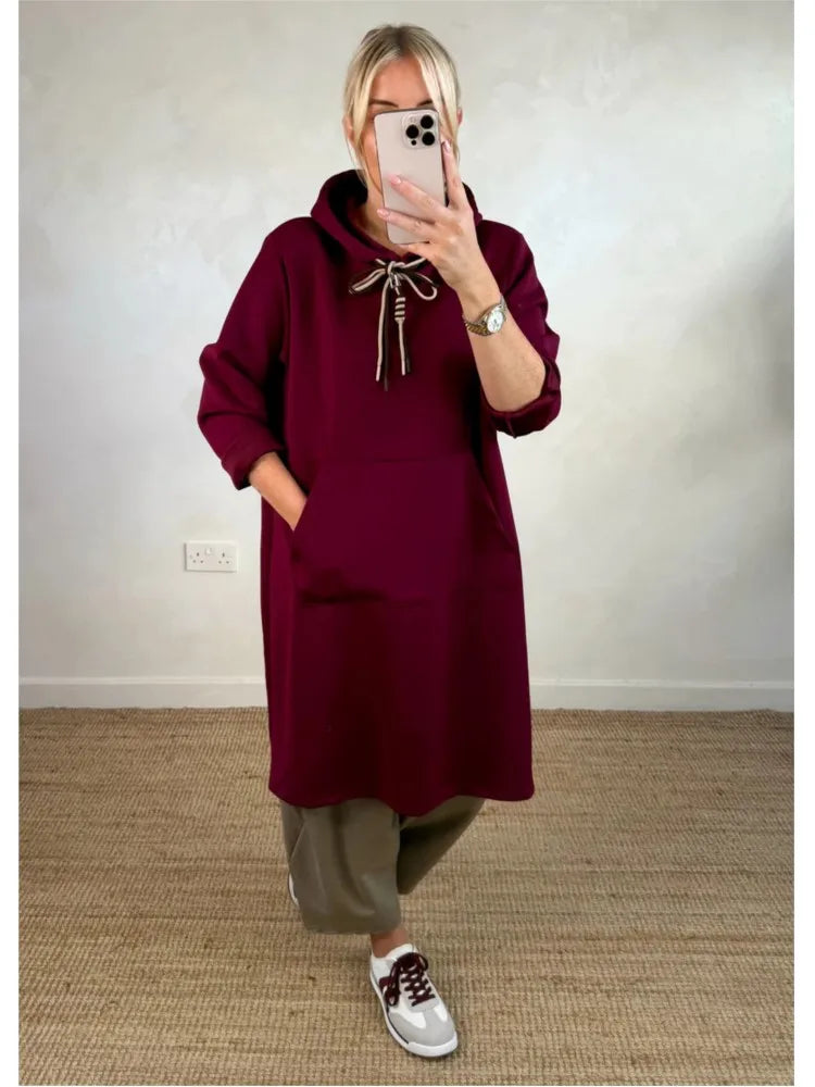 Glorita Junior Hooded A-Line Dress - Elena Harper