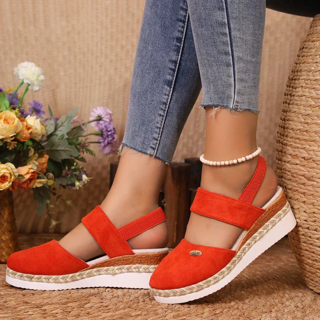 Lyra™ | Wedge Gladiator Sandals