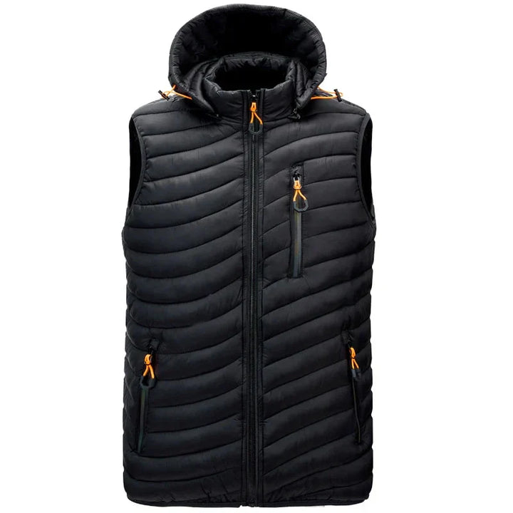 Elegant Puffed Vest for Men - Elena Harper