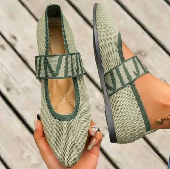 Rebeca | Spring Printed Ballerinas for Women with Strap