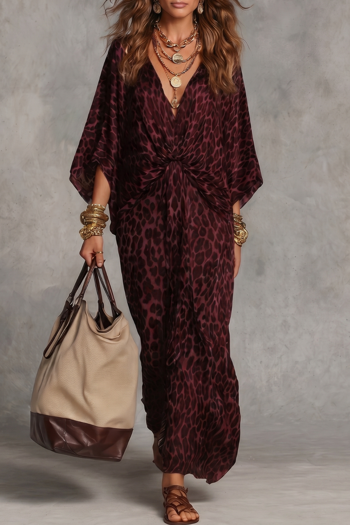 Savaréa – Wild elegance drape – Maxi dress