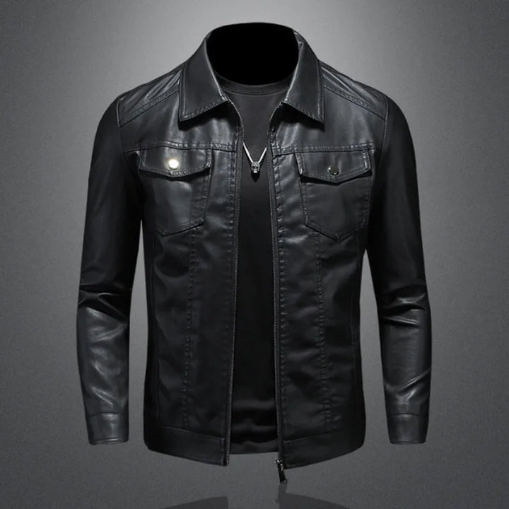 Giovanni Deluxe Leather Jacket - Elena Harper