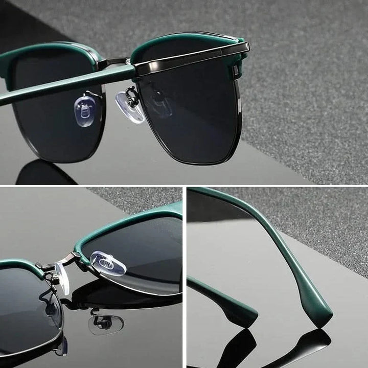 Ladies Sunglasses Clubmaster Model Metal Frame, view 6 - Elena Harper