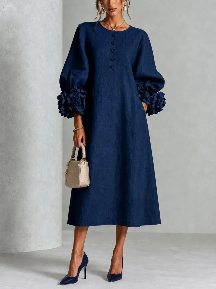 MIDILENGTH ROMANTIC DRESS FOR WOMEN