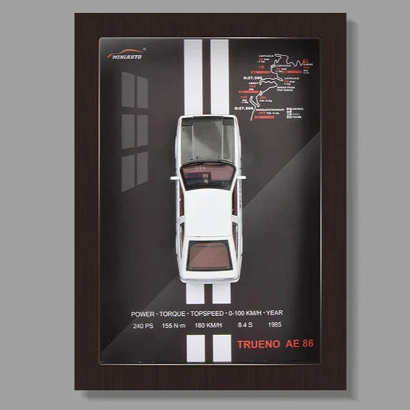 3D Car Model in Designer Frame Exclusive Mini Car Collection, view 8 - Elena Harper