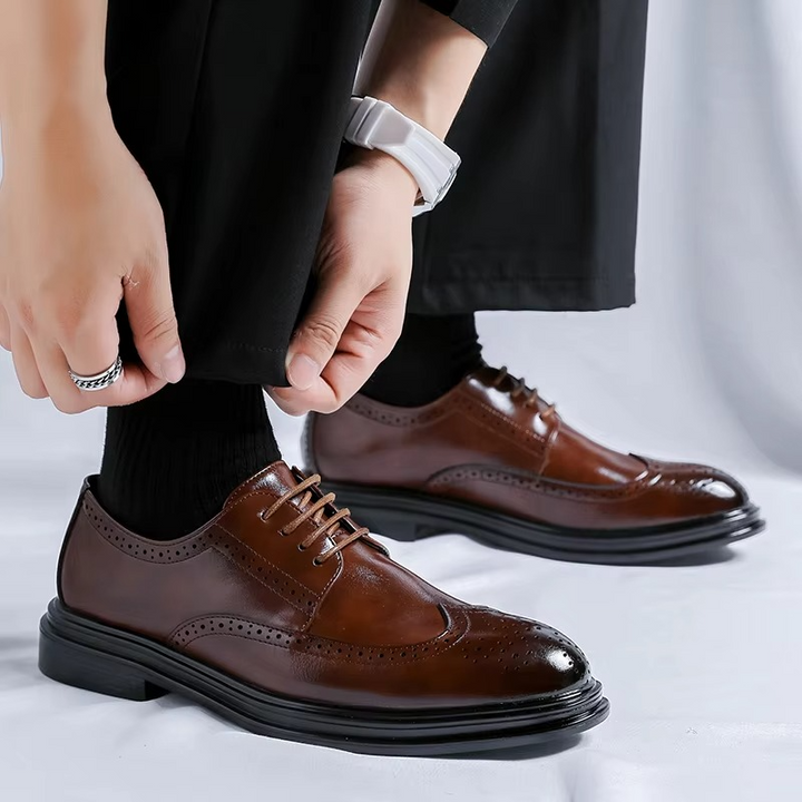 Erik | Men's Classic Wingtip Shoes for Work and Formal Occasions