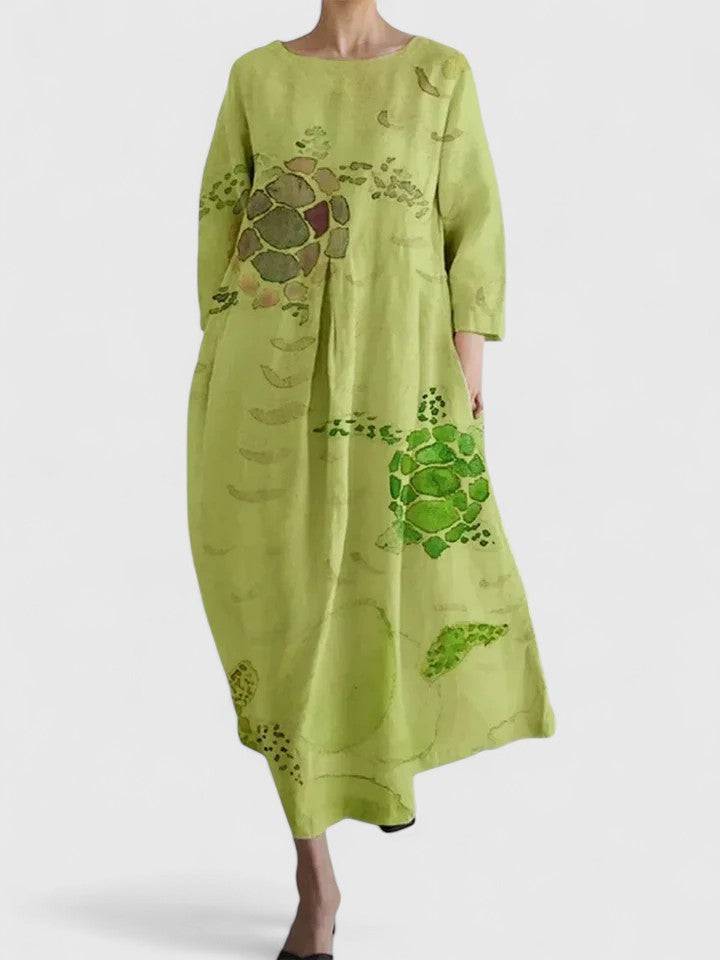 Emma & Rose Cape Town Margaritte™ stylish midi dress with a flowy silhouette and elegant design, shown in the product image.