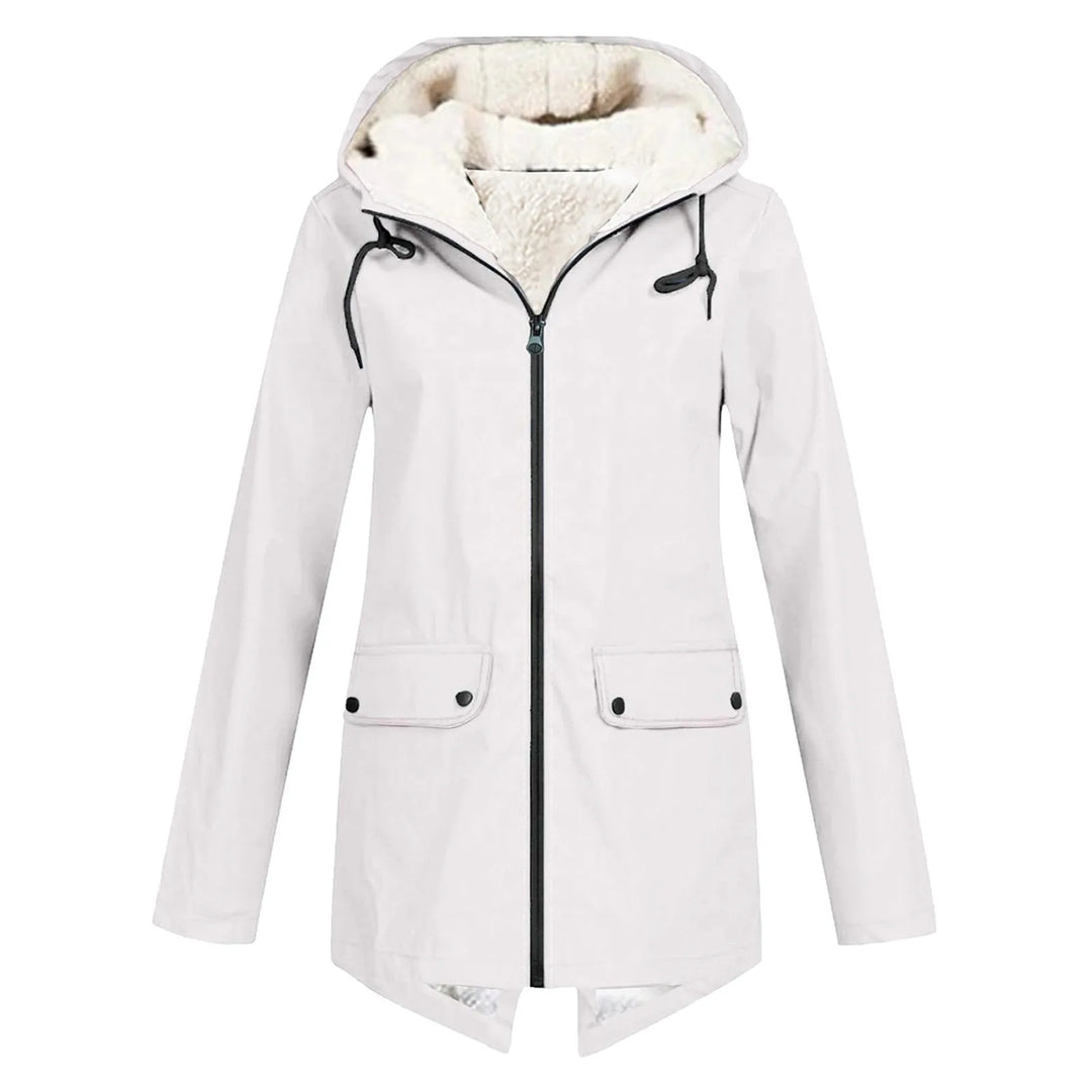 Long Fleece-Lined Women's Jacket – Warm Winter Parka