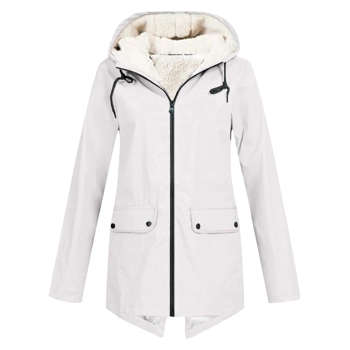 Long Fleece-Lined Women's Jacket – Warm Winter Parka