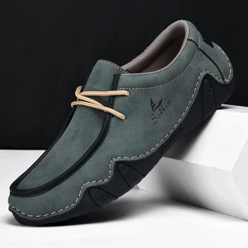 LAURENT MONACO | LEATHER ORTHOPEDIC SHOES WITH PRECISE FIT