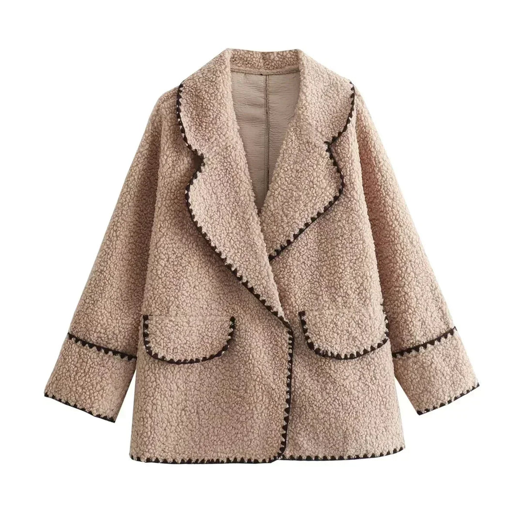 Amélie - Chic Oversized Teddy Coat