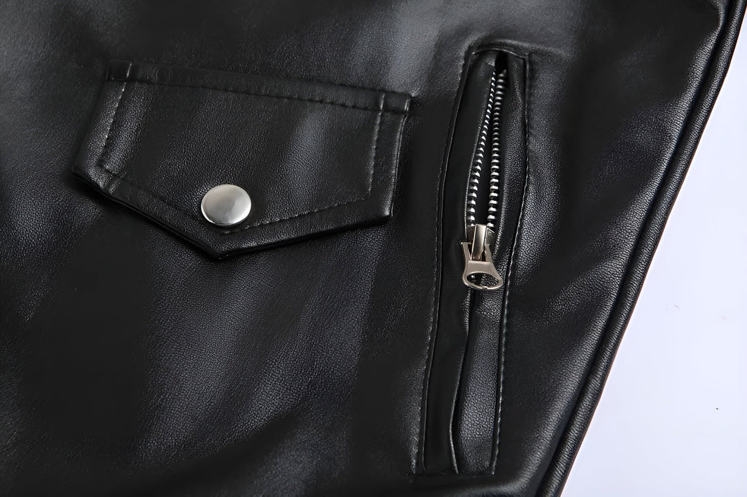 LAURENT MONACO | CLASSIC LEATHER JACKET FOR MEN