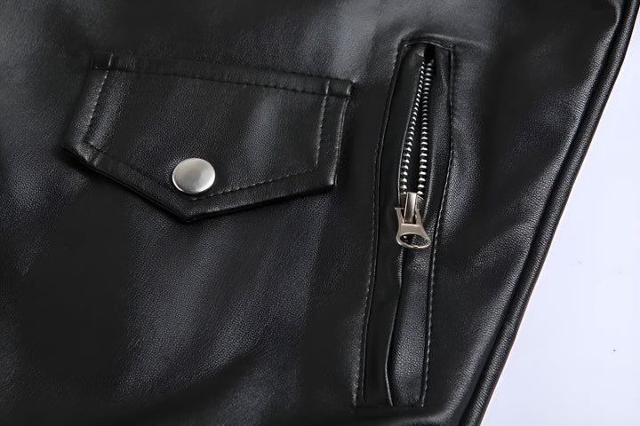 LAURENT MONACO | CLASSIC LEATHER JACKET FOR MEN