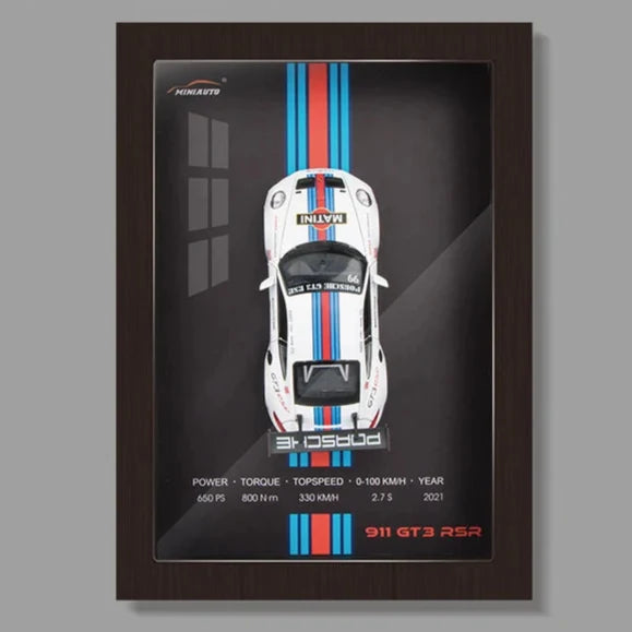 3D Car Model in Designer Frame Exclusive Mini Car Collection, view 7 - Elena Harper