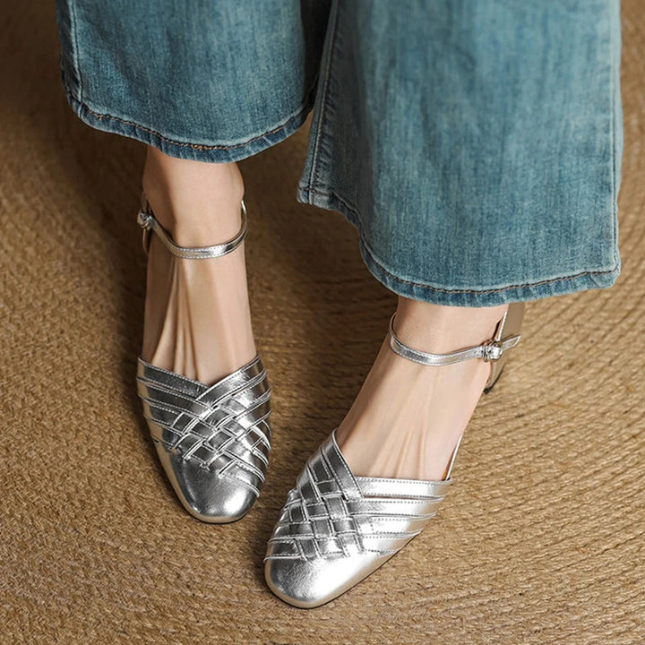 Elara Women’s Elegant Block Heel Shoes - Elena Harper
