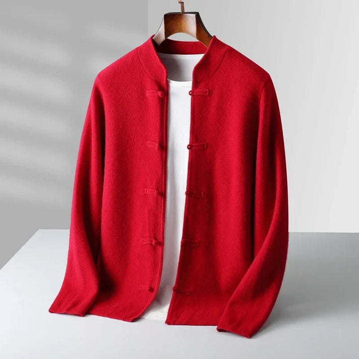 HARRINGTON OXFORD | STAND COLLAR CARDIGAN FOR MEN