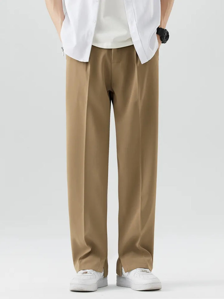 George | Men's Trousers - Straight Leg - Relaxed Fit - Soft Breathable Fabric - Full Length