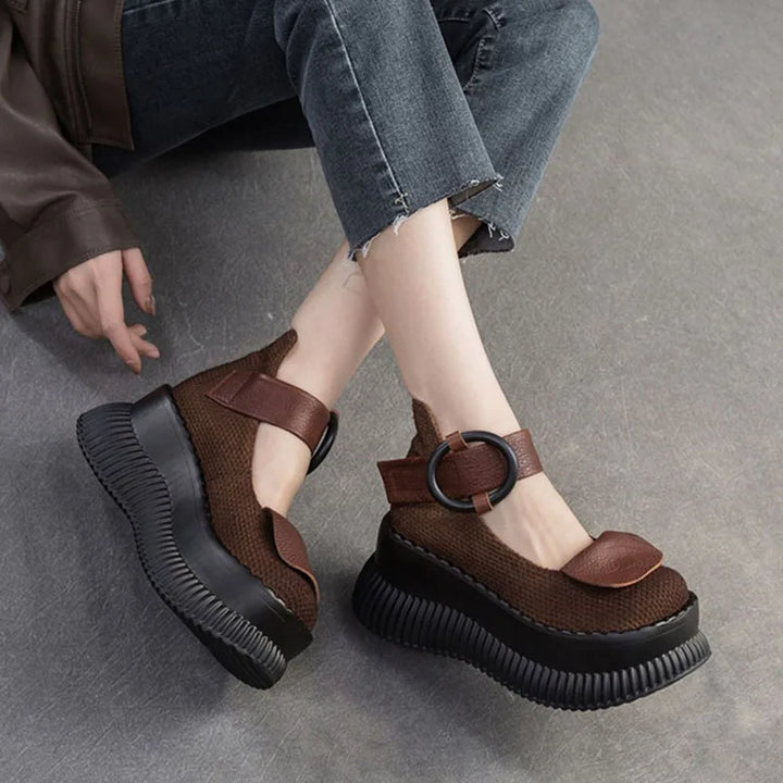 Strappy Platform Shoes - Rinoa