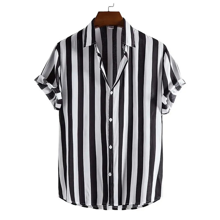 Men’s Classic Striped Short Sleeve Shirt