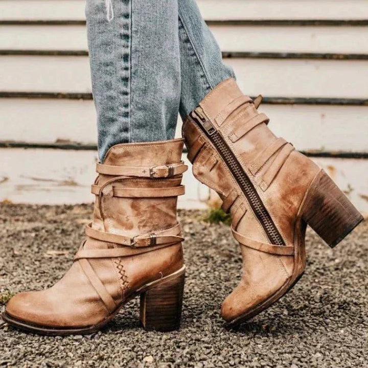Women's Retro Winter Boots - Warm, Stylish & Comfortable Footwear