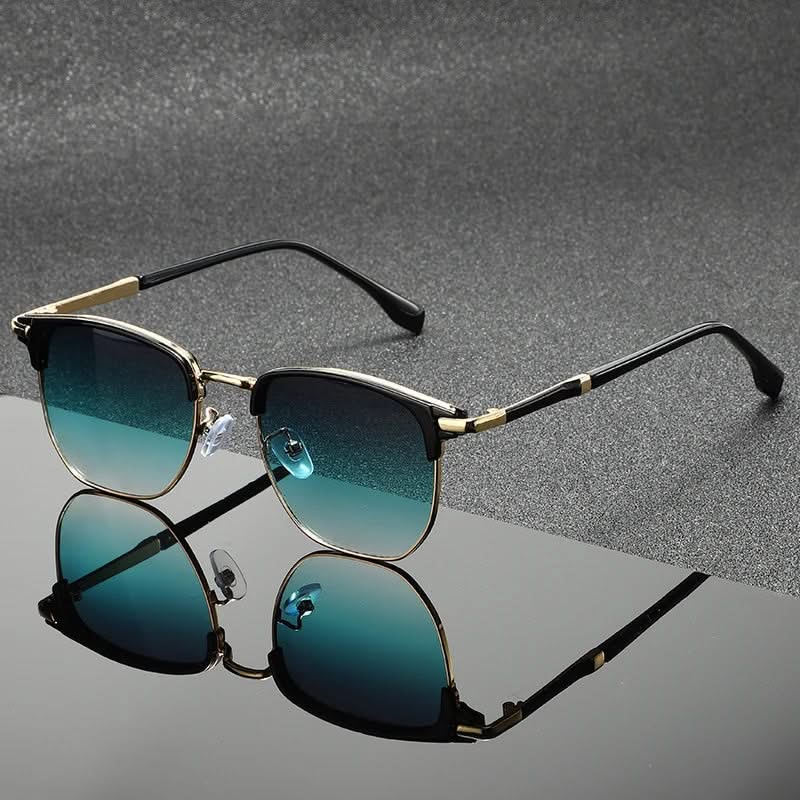 Ladies Sunglasses Clubmaster Model Metal Frame, view 2 - Elena Harper