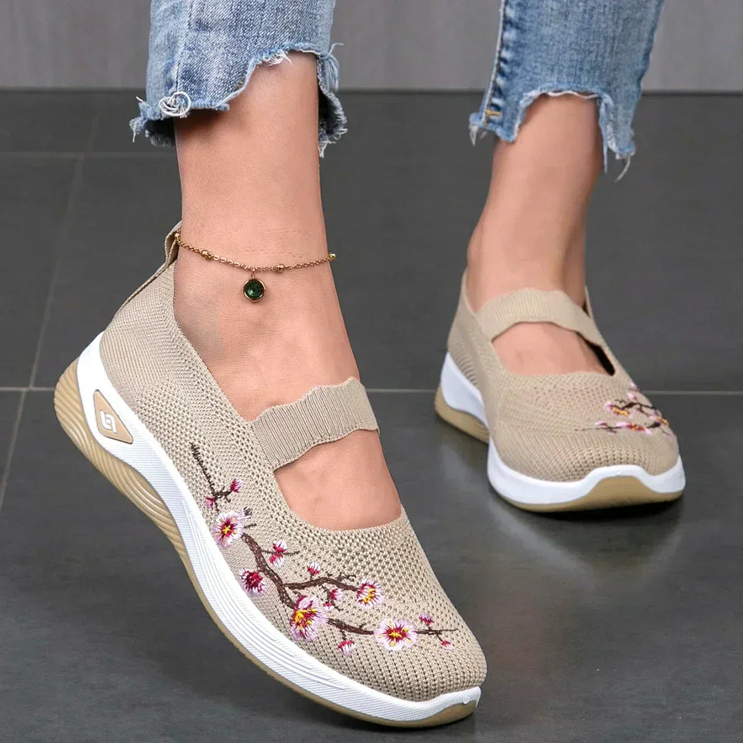 Alyssa Comfortable Mesh Orthopedic Shoes, view 2 - Elena Harper