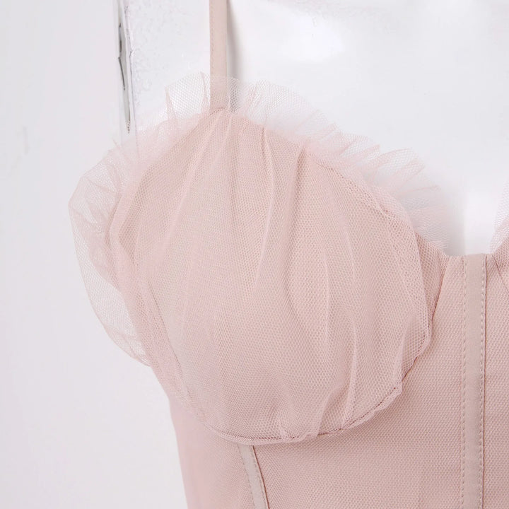 Madeline - Mesh Evening Dress