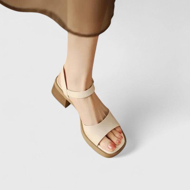 Calyssa™ elegant sandals by Emma & Rose Cape Town featuring stylish straps and a sleek design for summer wear