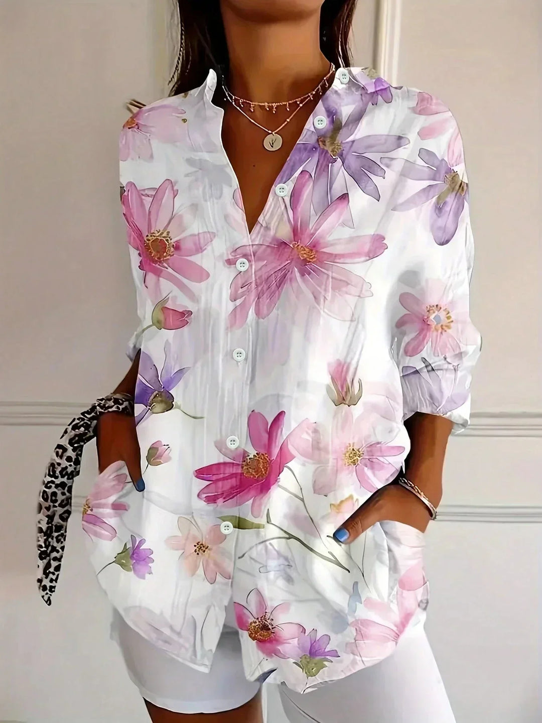 Astrid™  |  Colorful Patterned Blouse
