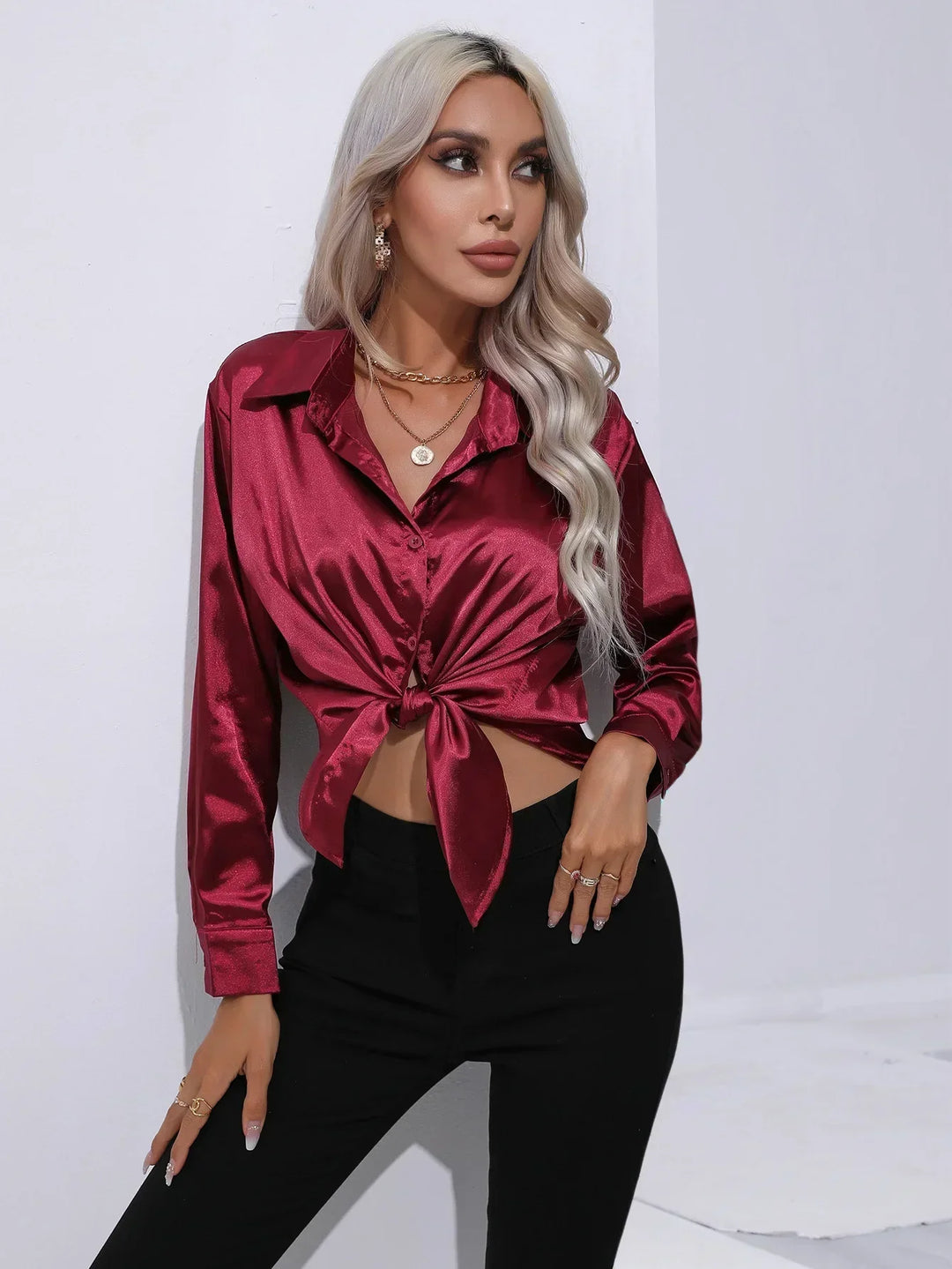 Isotta - Satin Blouse