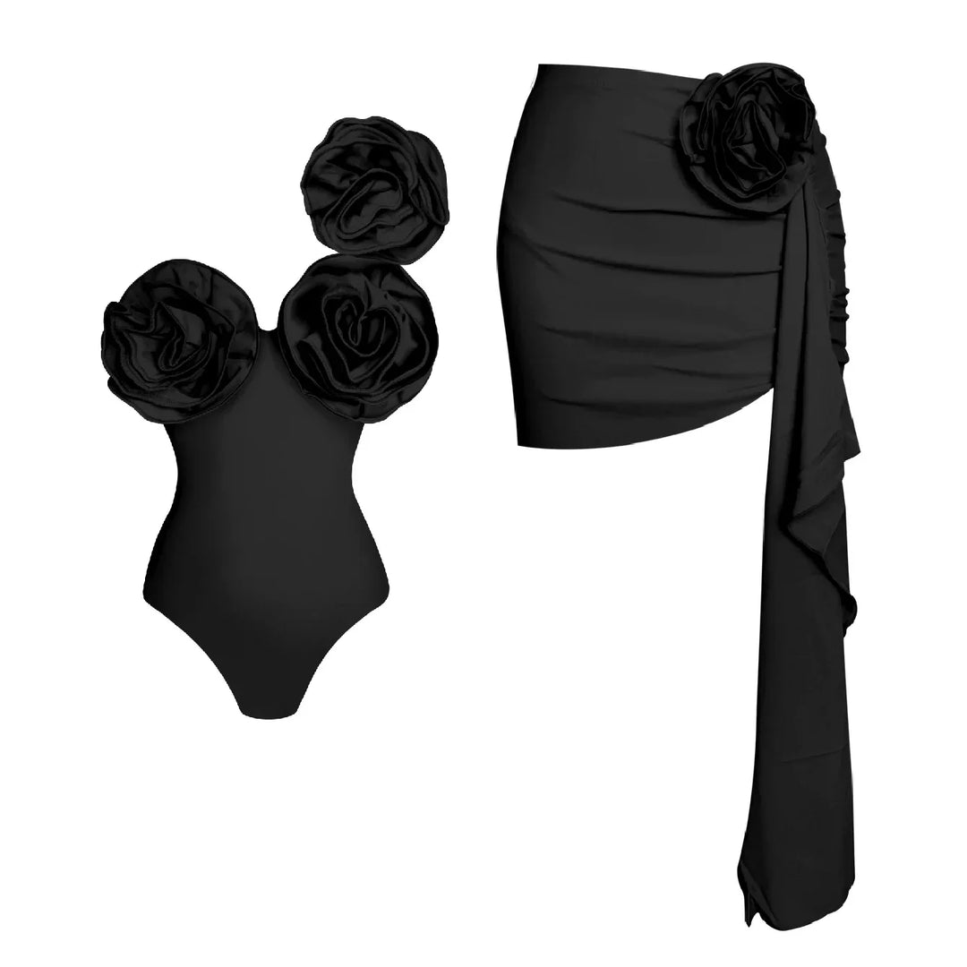 Beautifully Finished Bathing Suit in a Timeless Design - Elena Harper