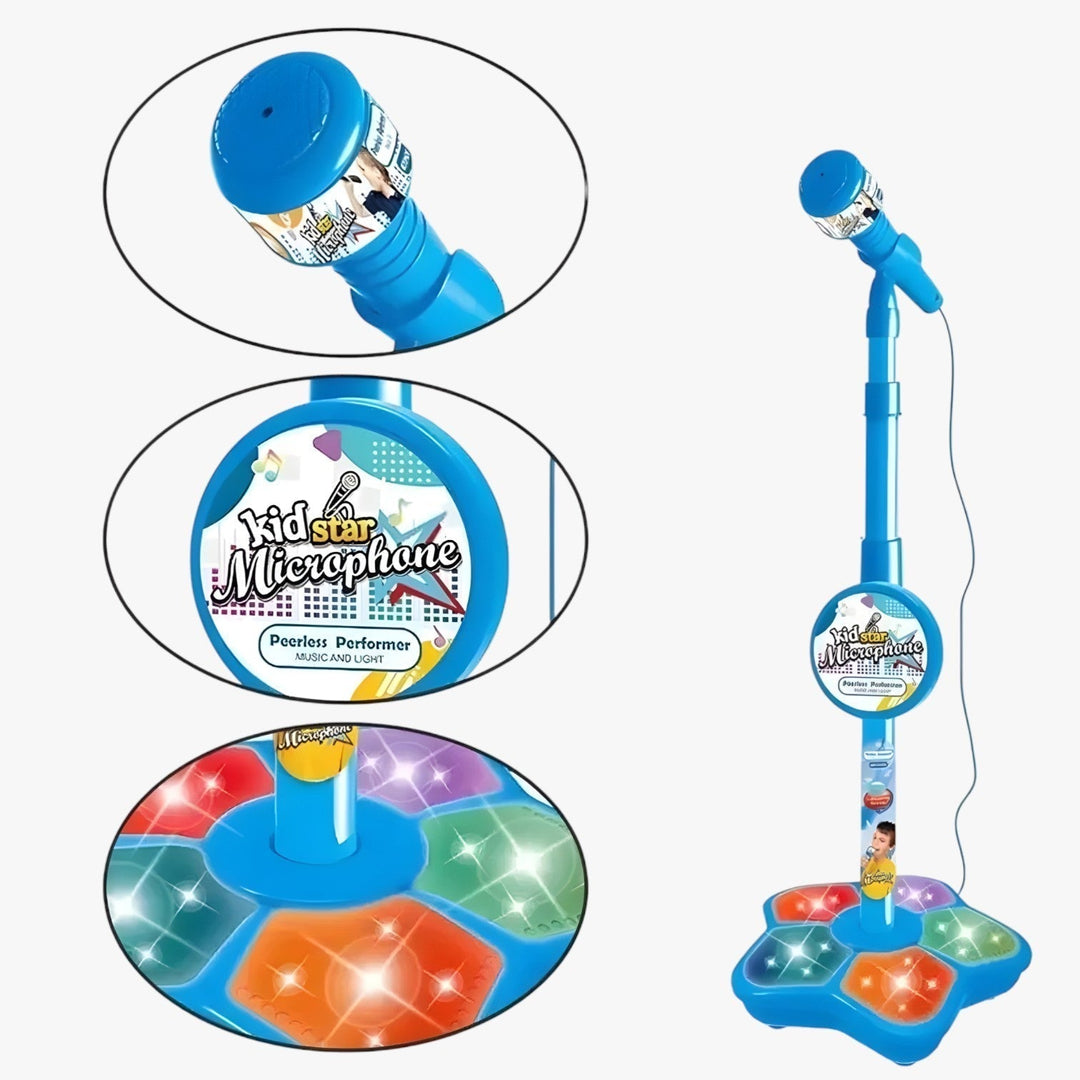 Kids' Microphone with Height-Adjustable Stand SoundFun Stage, view 8 - Elena Harper