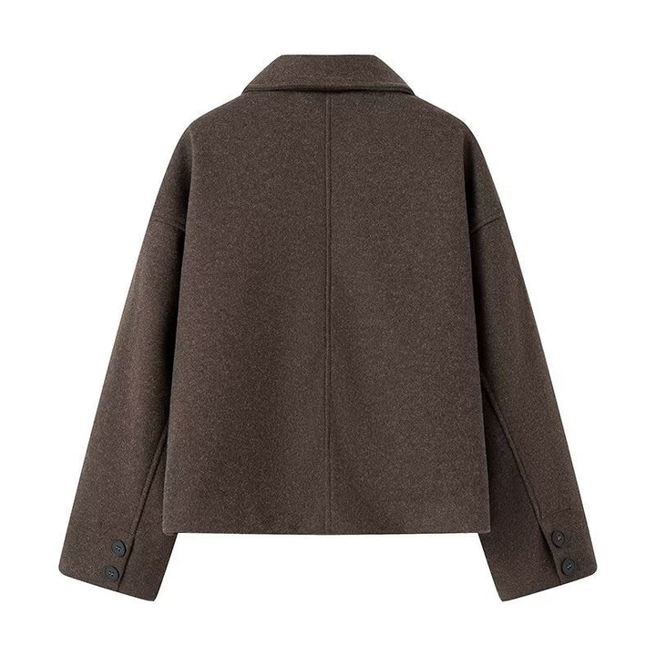 High Collar Soft Jacket - Irvène