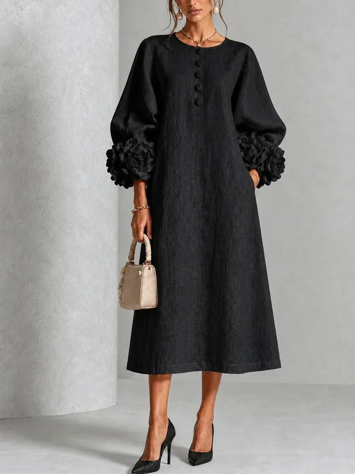 MIDILENGTH ROMANTIC DRESS FOR WOMEN