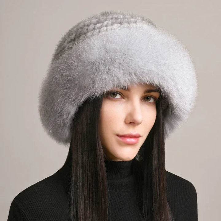 Winter Hat | Wide Brim Fluffy Style