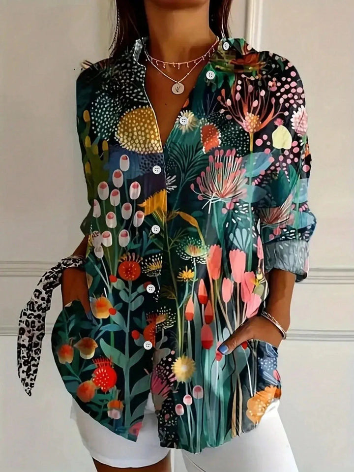 Astrid™  |  Colorful Patterned Blouse