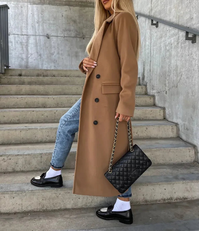 Thick Crossed Coat for Women
