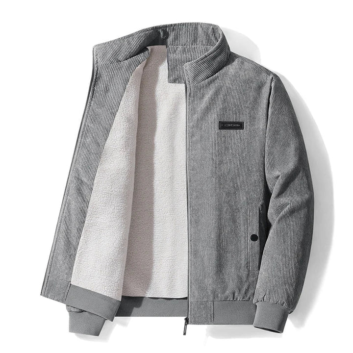LAURENT MONACO | FLEECE JACKET WITH CORDUROY FOR MEN