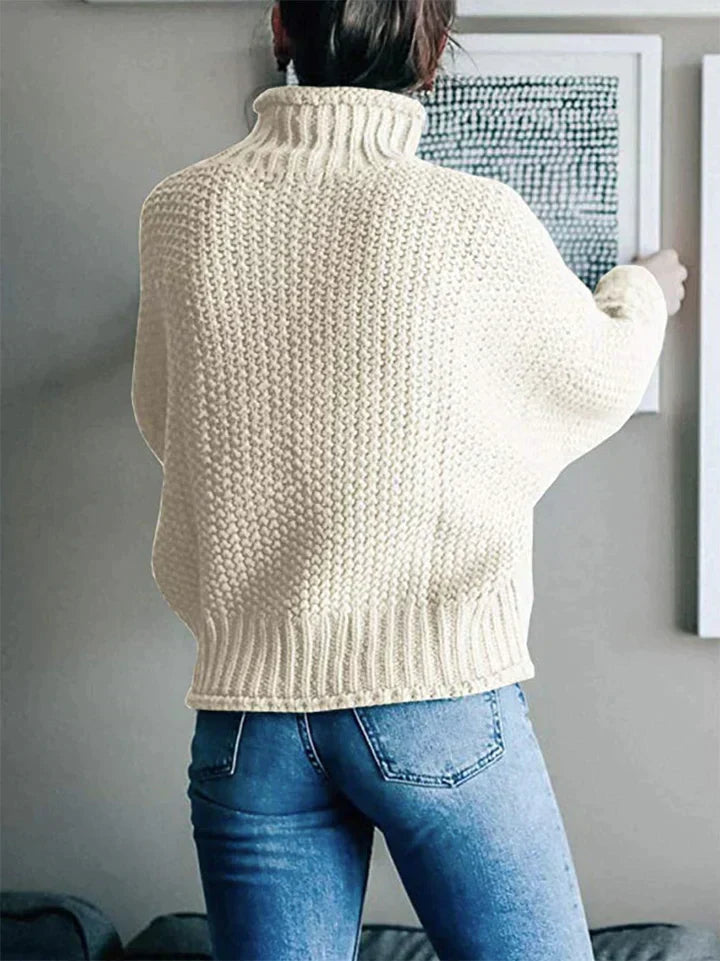 Thick Knit Turtleneck Sweater – Timeless Winter Comfort