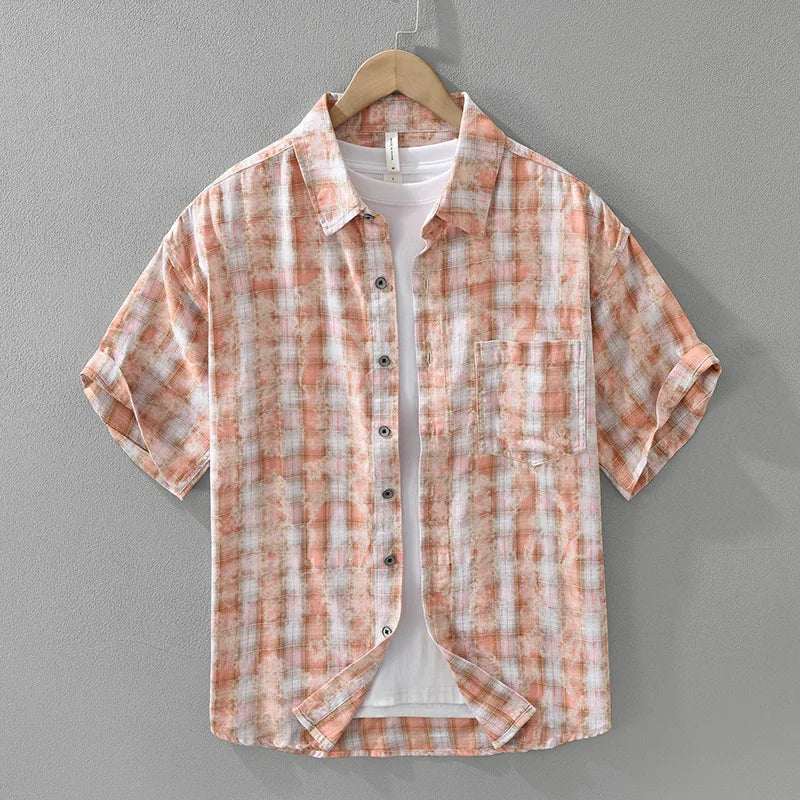 LAURENT MONACO | RETRO CHECK SHIRT FOR MEN