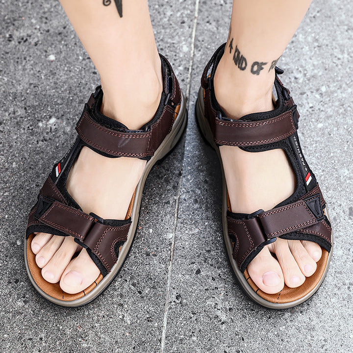 Breon Stylish Vegan Leather Sandals - Elena Harper