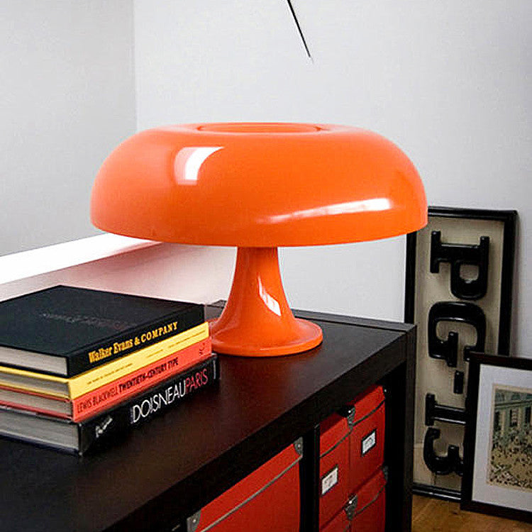 Table Lamp Mushroom Scandinavian Design - Opal Shade