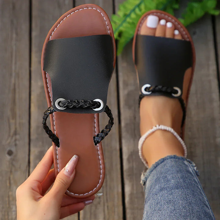 Women's Summer Flip-Flops Minimalist Design Cushioned Insole Plus Sizes – Summer Style