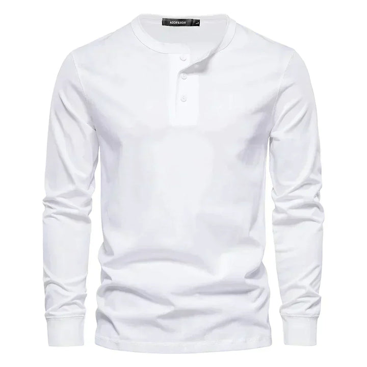 MEN'S LONG SLEEVE HENLEY SHIRT