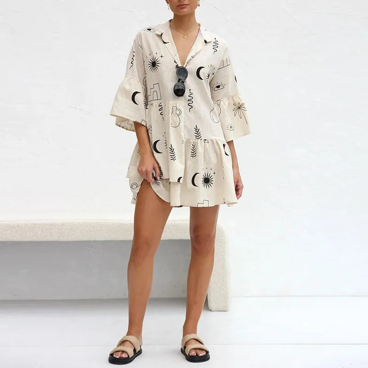 Amanda - Printed Dress