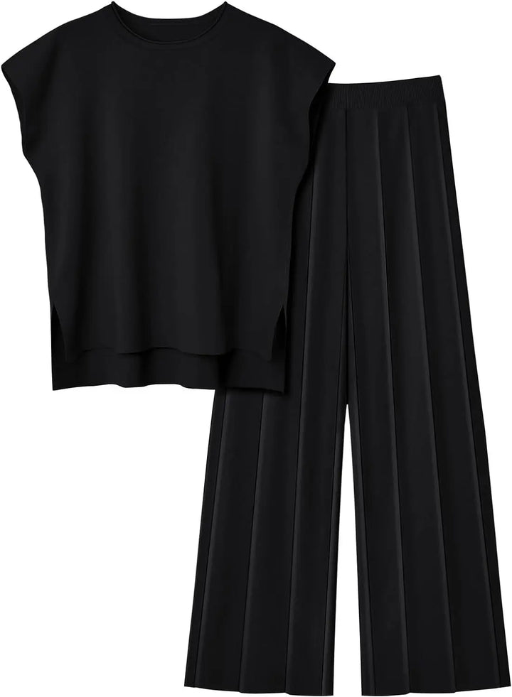 Genevra Effortless Knit Set, view 2 - Elena Harper