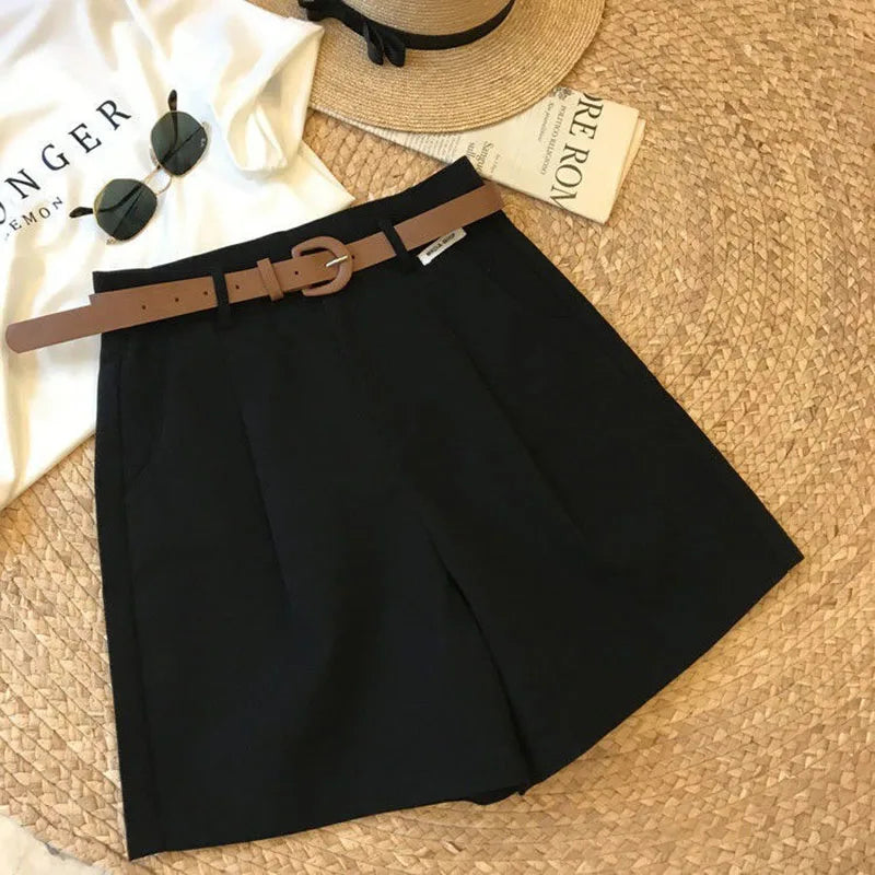 Genoviva Elegant Cotton Shorts, view 8 - Elena Harper