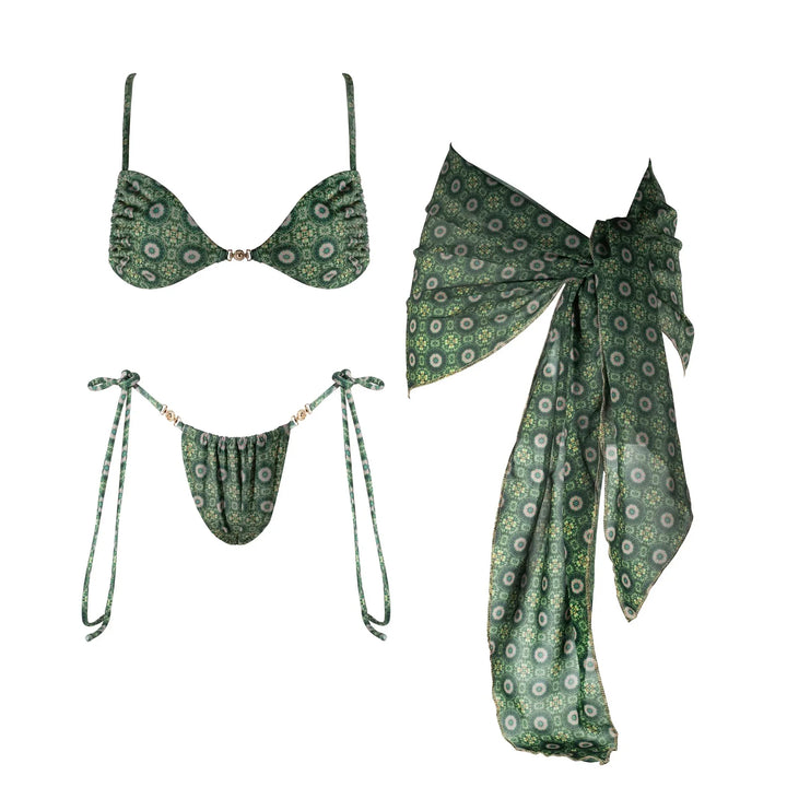 Beautifully Finished Bikini in a Timeless Design, view 4 - Elena Harper