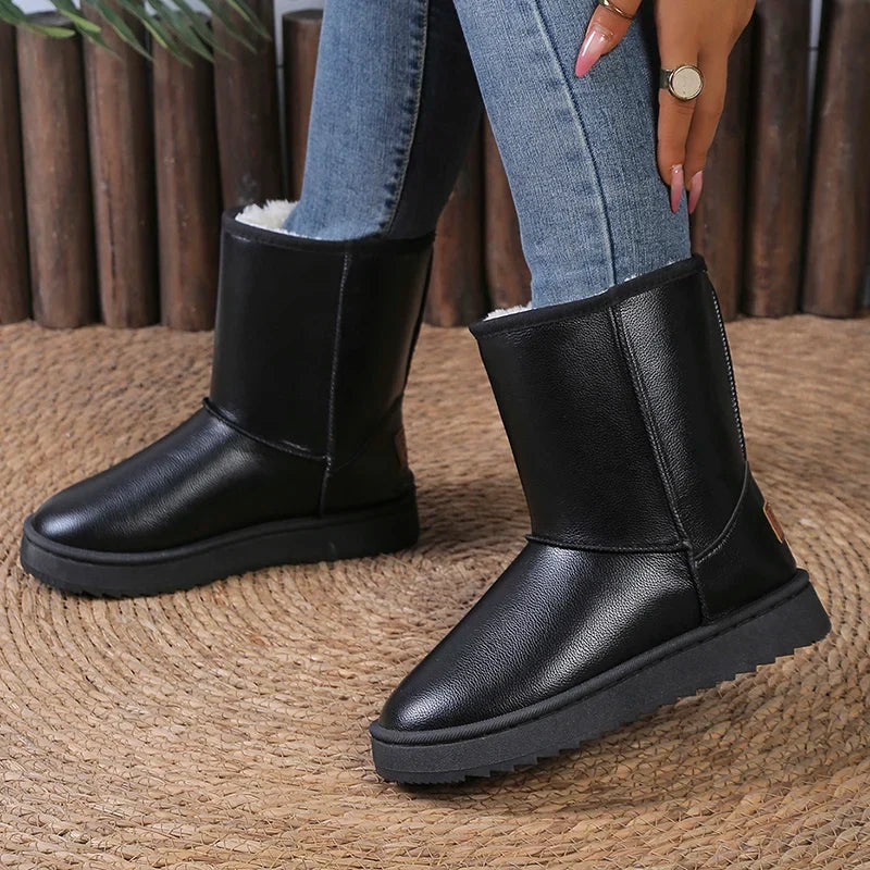 Women's Waterproof Platform Snow Boots Nordelane - Elena Harper