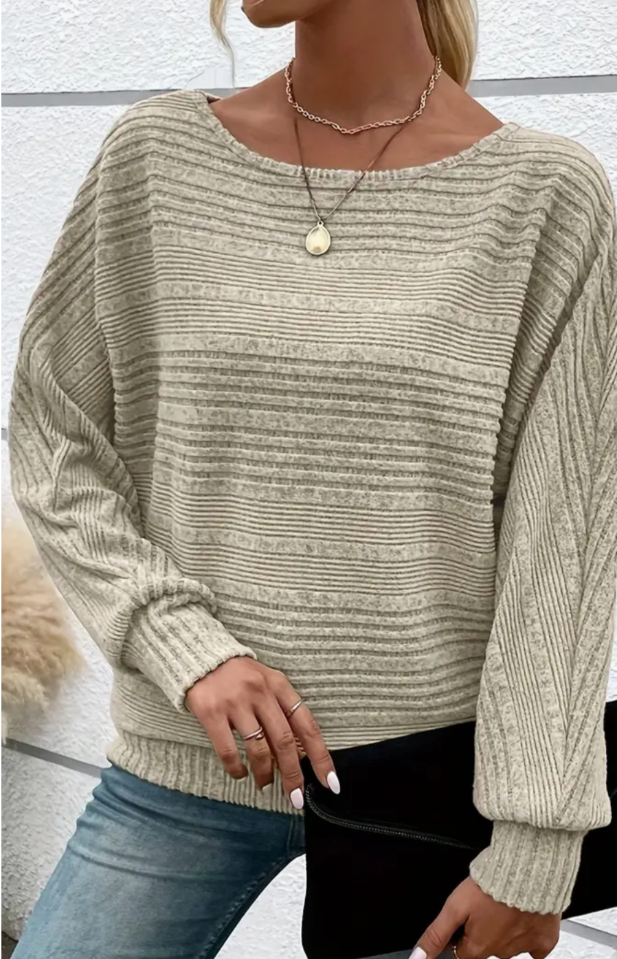 Selima - Striped Casual Sweater
